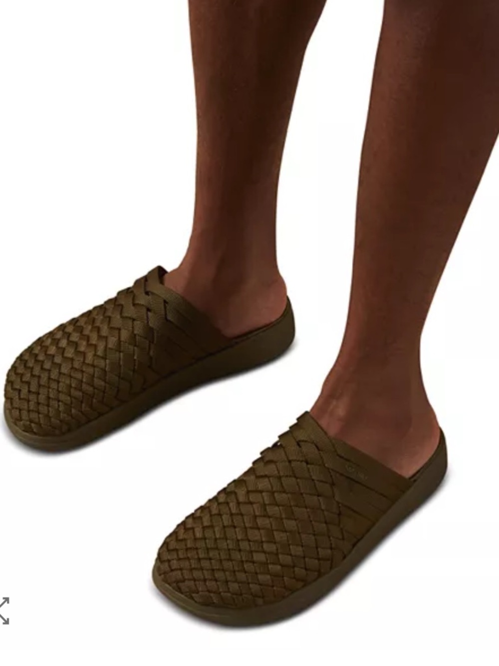 Men's Woven Slip-On Clog - Brown